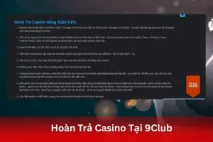 ảnh đại diện Hoàn Trả Casino Tại 9Club